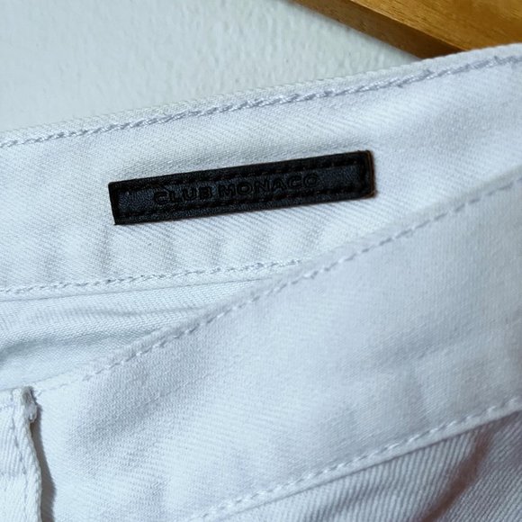 Club Monaco, Size 27, White Jeans - Picture 3 of 3
